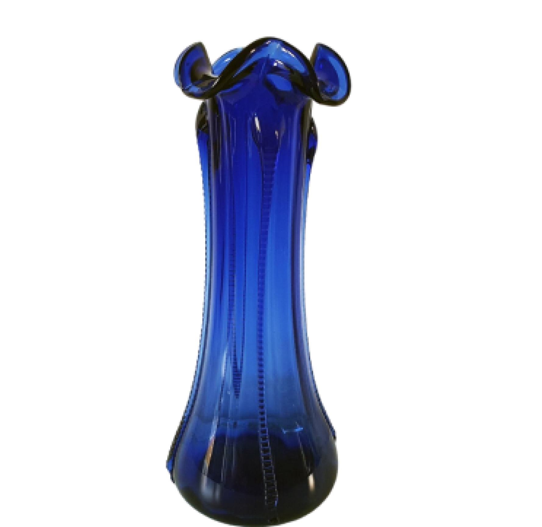 Soviet blue vase